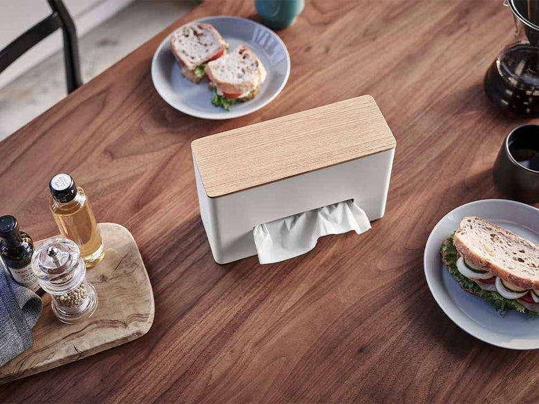 ヤマザキ/RINのティッシュ＆ウェットシートケース