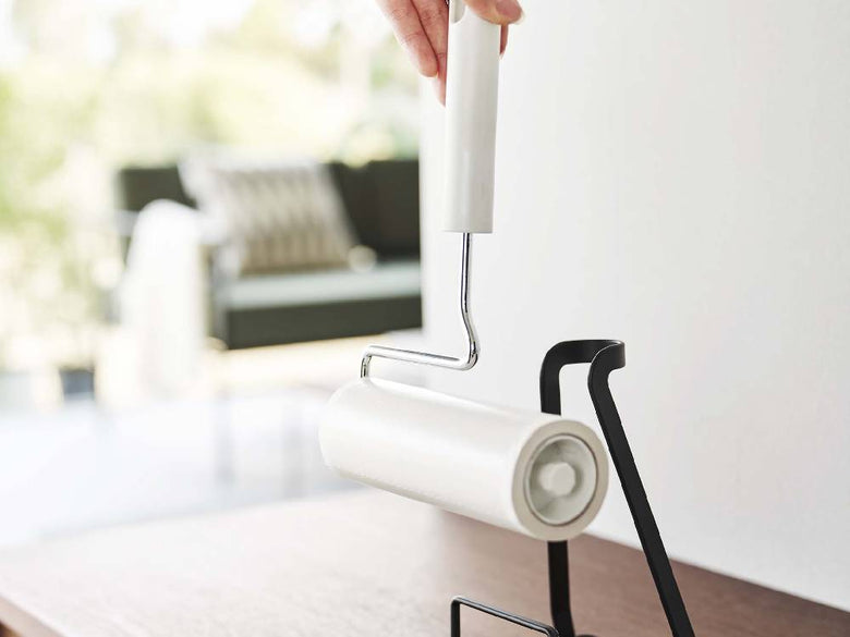 ヤマザキタワーのスチール製カーペットクリーナースタンド