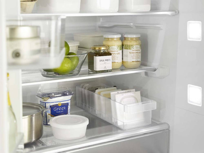 タワー冷蔵庫用収納ケース 仕切り付き