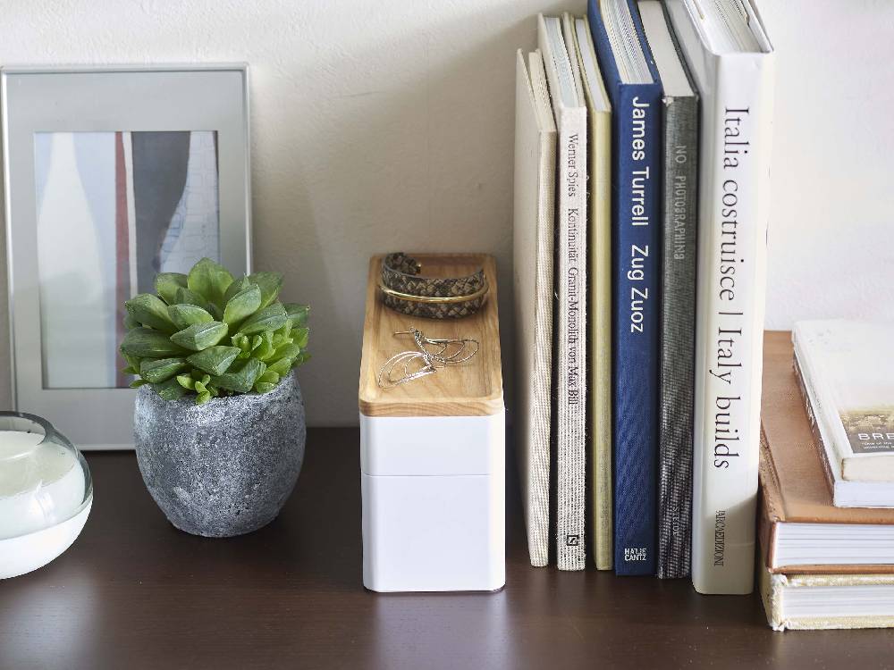 RINのトレー付きスリムアクセサリー＆時計ケース