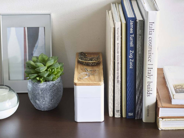 RINのトレー付きスリムアクセサリー＆時計ケース