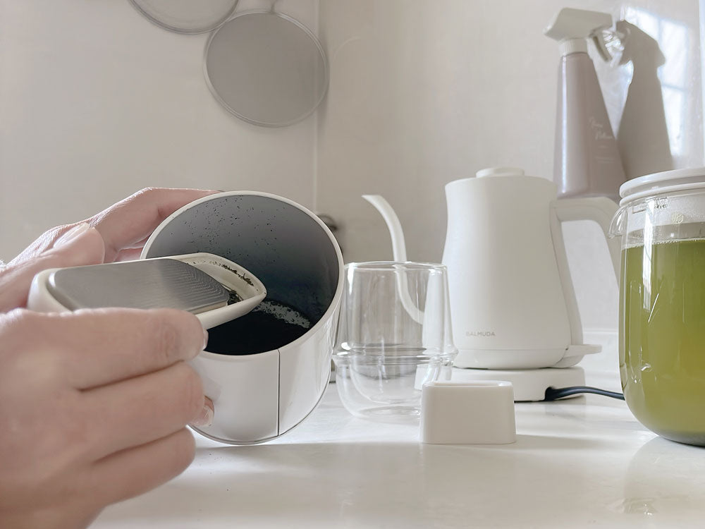 キントーLOOPティーストレーナー ブラックとスタンド