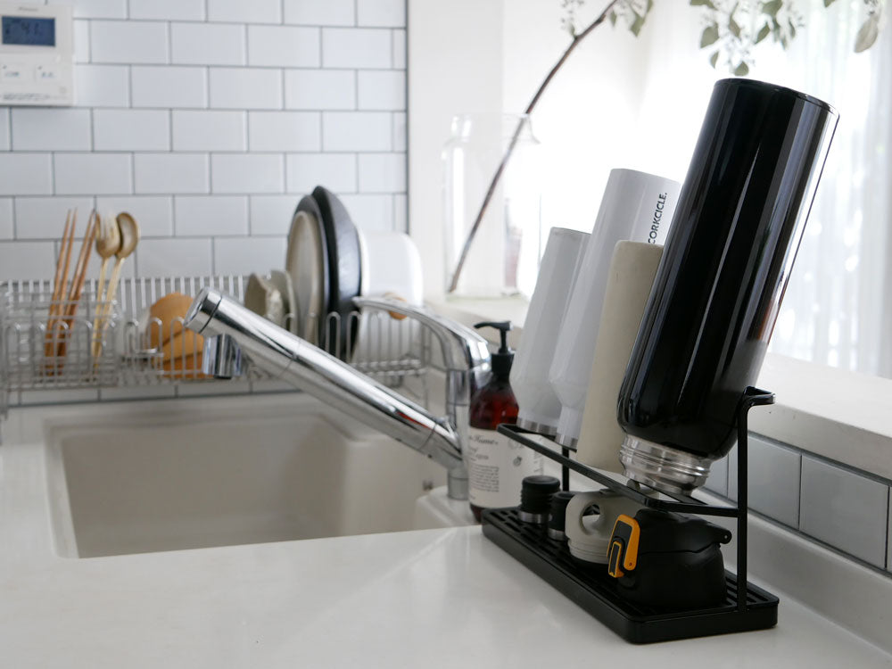 towerワイドジャグボトルスタンド、スチール製