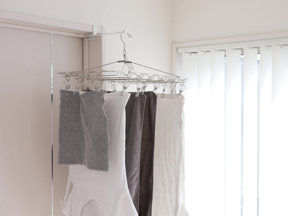 tower/タワー製スチール室内干しハンガー