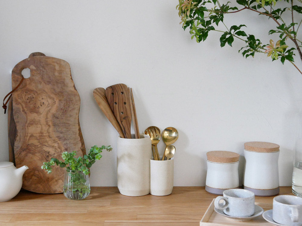 ideacoの天然石キッチンツールスタンドCOMBO