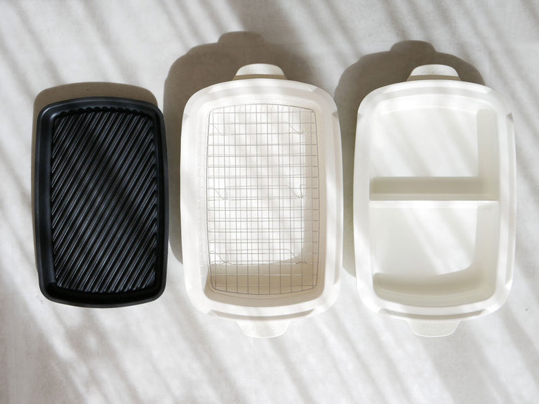 BRUNOホットプレートグランデサイズと仕切り鍋・グルルプレート・深鍋