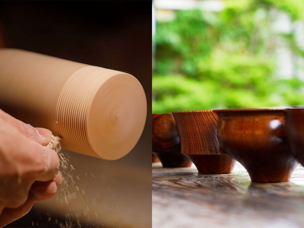 我戸幹男商店製TSUMUGI汁椀、ケヤキ木製