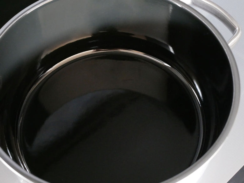 WMFフュージョンテック ミネラルキャセロール24cm、ホーロー鋼板本体とステンレス取手、ガラス蓋付きの調理用鍋