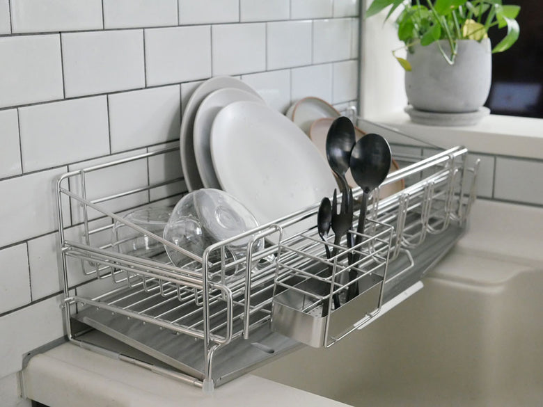 下村企販のサポート水切りステンレスバスケット