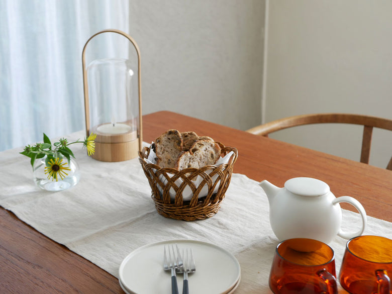 クレエUTILEのオーバルハンドルバスケット