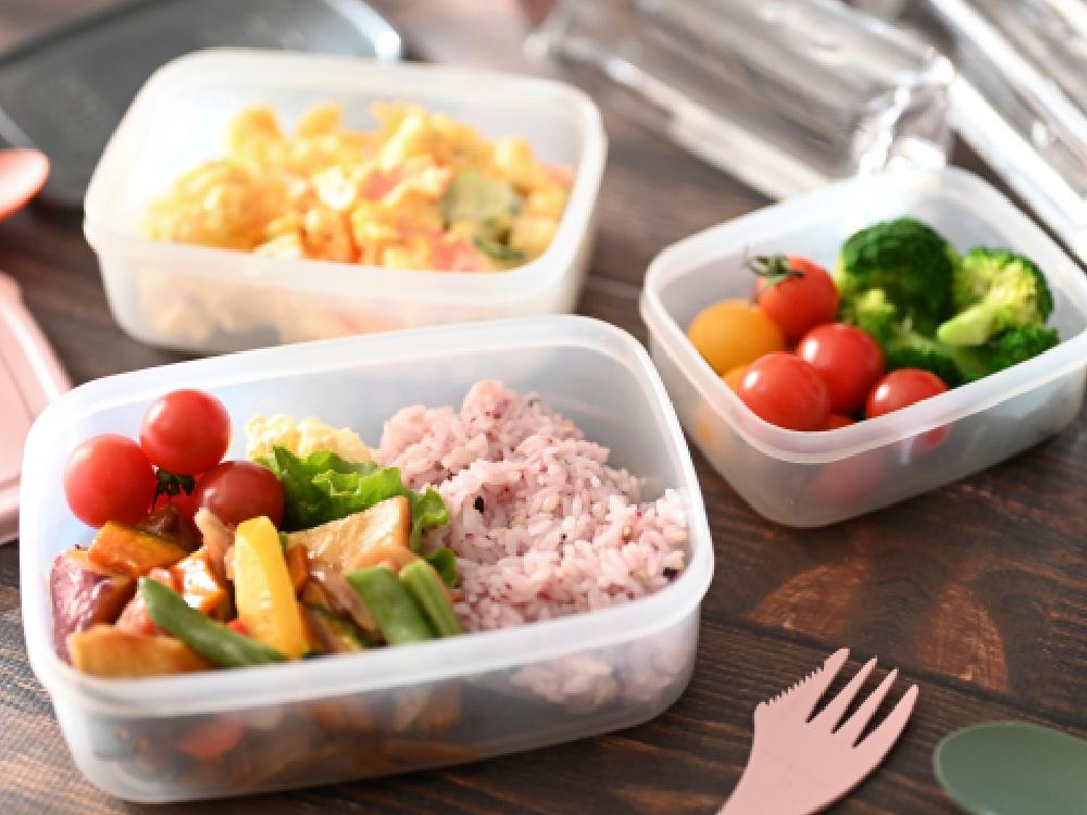 《単品》【EMBALANCE/エンバランス】電子レンジにも使える 食材を美味しく保つ保存容器 レクタングルコンテナ