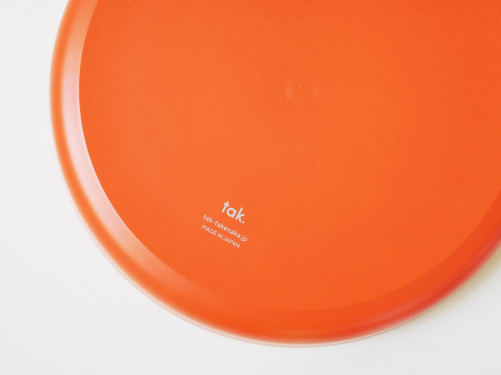 タック キッズ用オレンジプレート φ200×H26mm