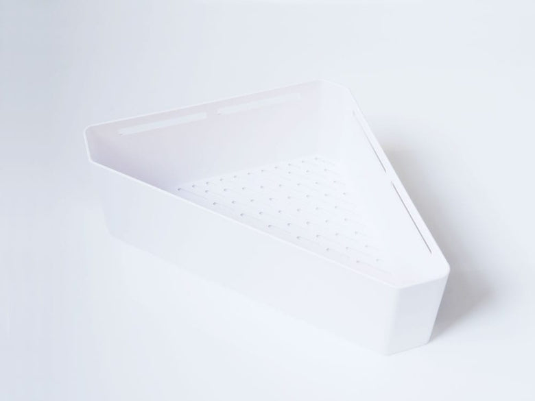 プラスチック製マグネットバスルームおもちゃラック、蓋とトレイ付き