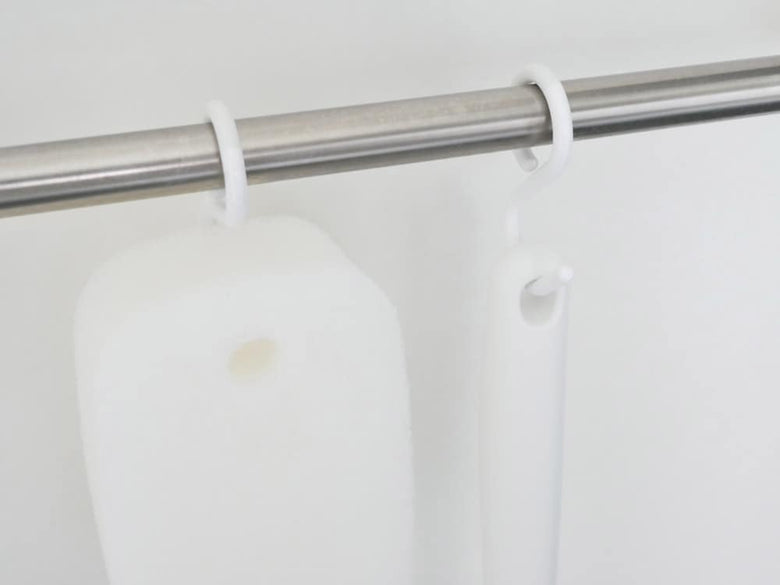 MARNAマーナのお風呂用白いプラスチック製スポンジ