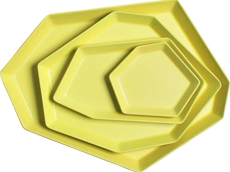 イデアコの黄色いセラミックプレート