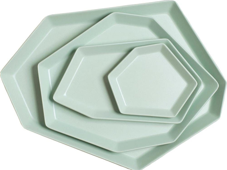 イデアコ「Shimamori」プレート、竹パウダー製セラミック皿