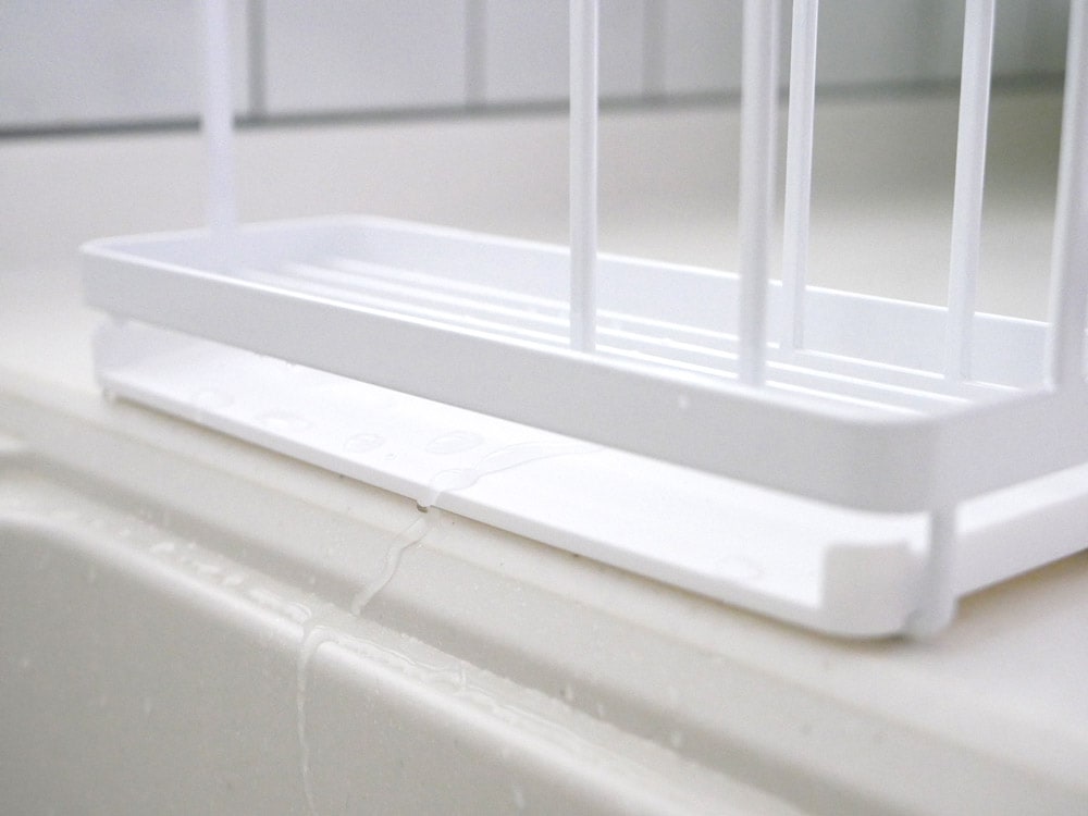 スチール製towerスポンジ＆掃除道具スタンド