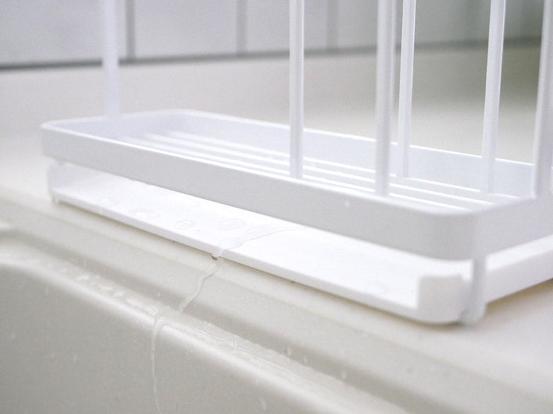 スチール製towerスポンジ＆掃除道具スタンド