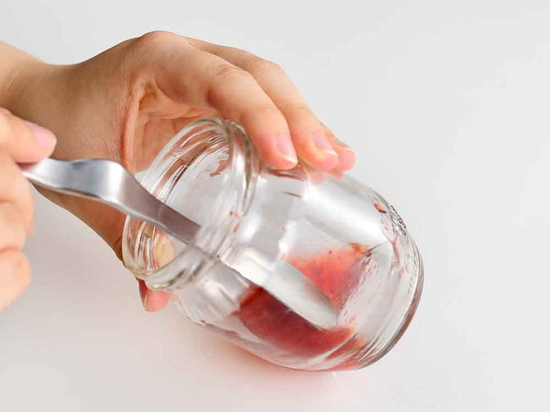 AUXオークスleyeテーブルを汚さないジャムヘラスプーン