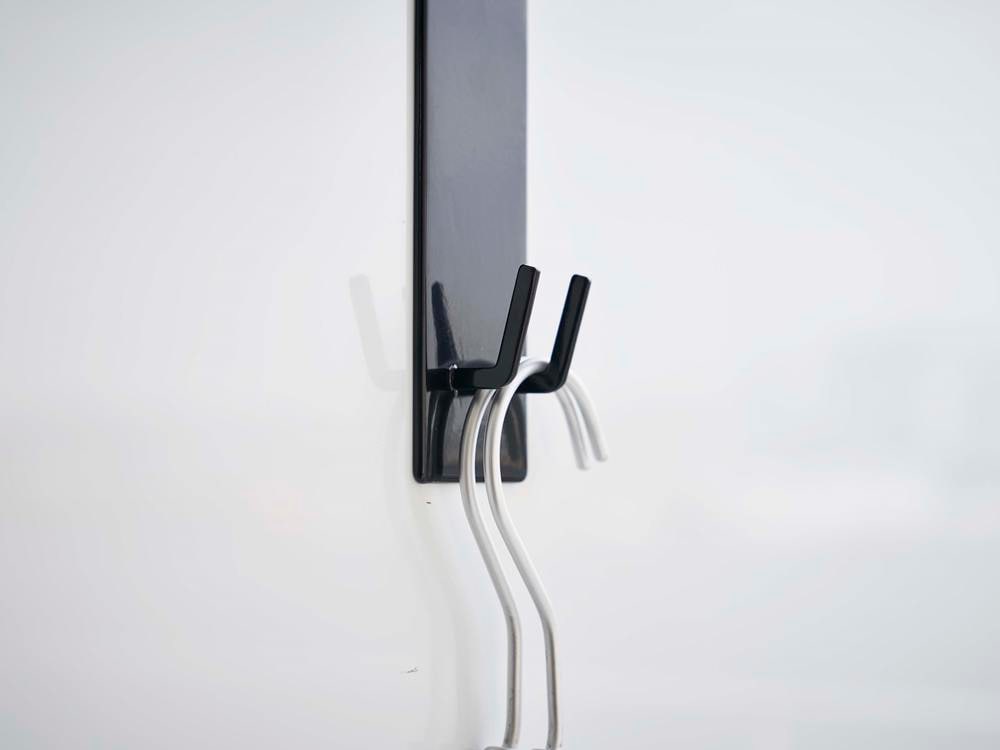 マグネットバスルーム用物干し竿ホルダー2個セット