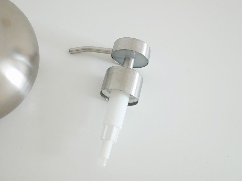 ダルトン製シルバーステンレスソープディスペンサー