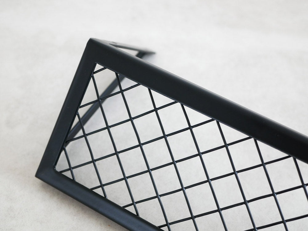 POSH LIVINGのシルバーメッシュ金属ラック