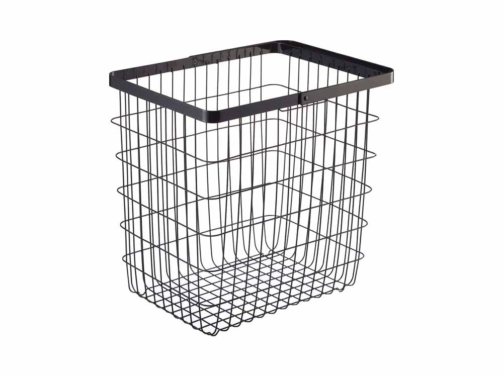 tower/トスカ製スチールランドリーワイヤーバスケット。シンプルなデザインで洗濯物を整理するMサイズ。