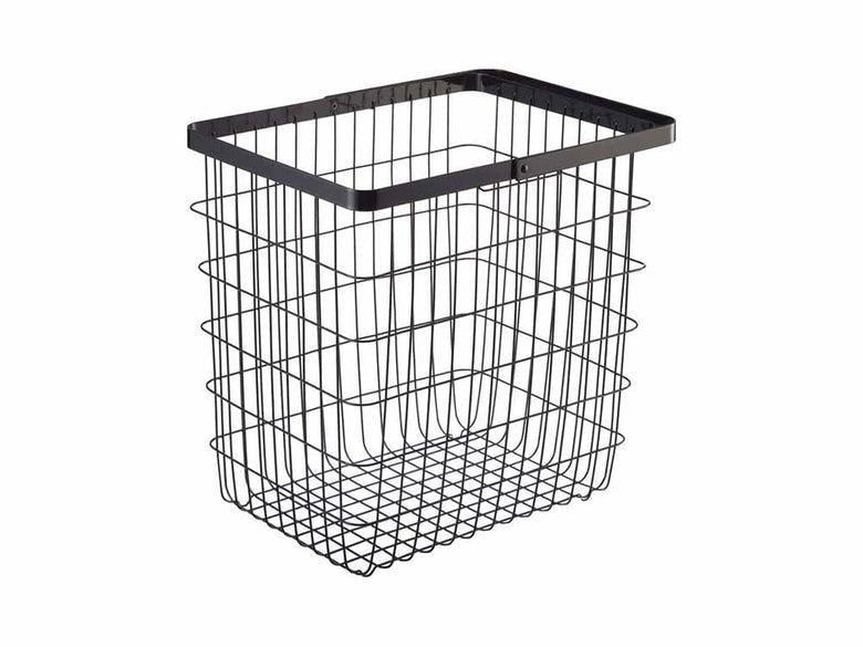 tower/トスカ製スチールランドリーワイヤーバスケット。シンプルなデザインで洗濯物を整理するMサイズ。