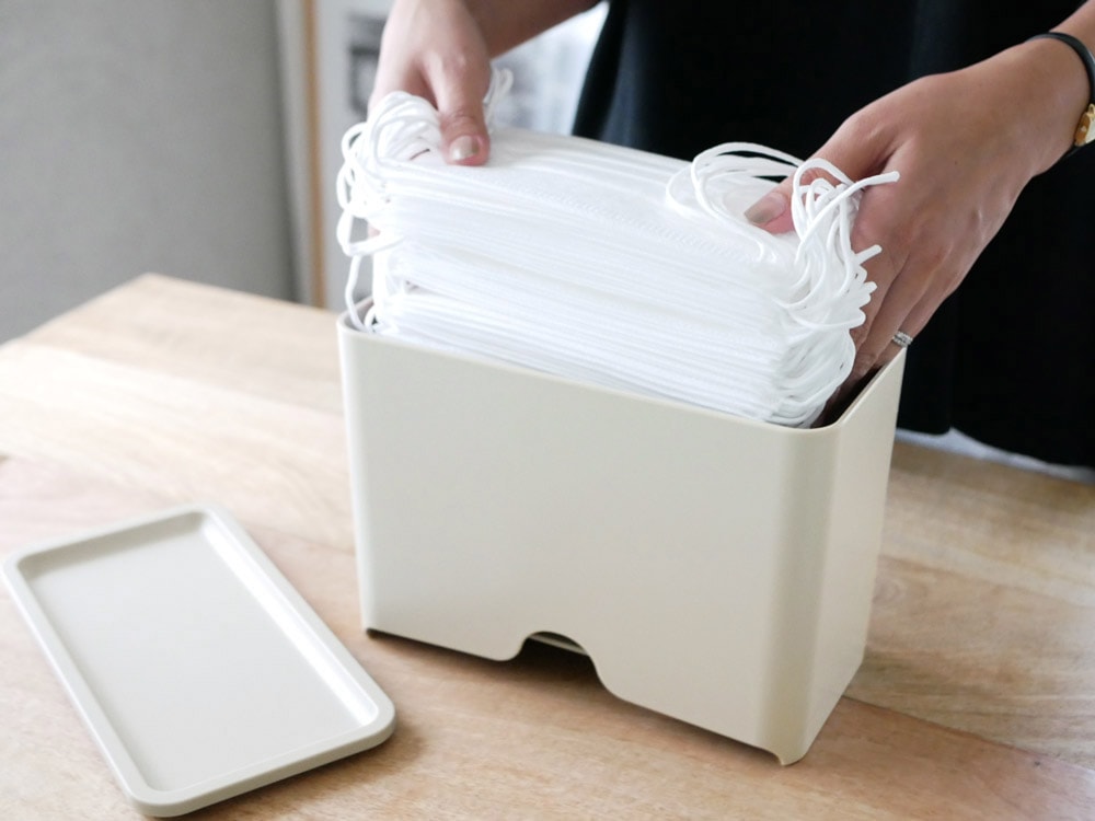 ideacoブランドのプラスチック製マスクディスペンサー