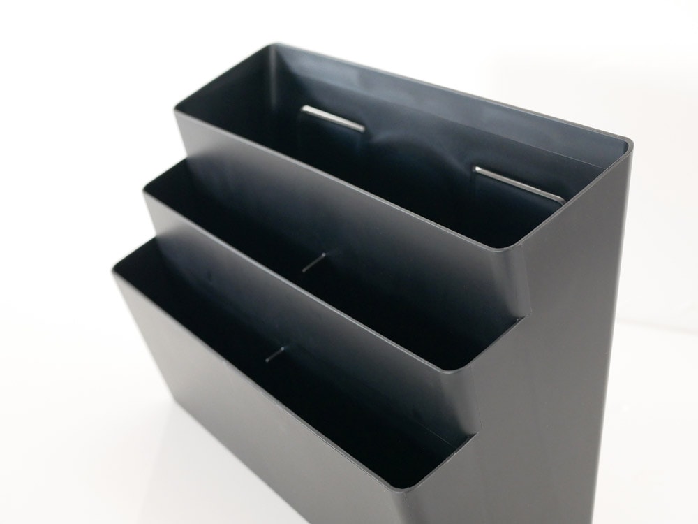 タワー冷蔵庫横マグネット収納ポケット 3段