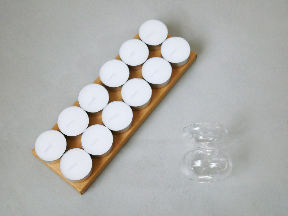 キントー製アロマオイルウォーマーの耐熱ガラスカップと炎