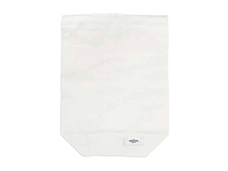 オーガニックコットン製の白いリネンナプキンとタオルのセット