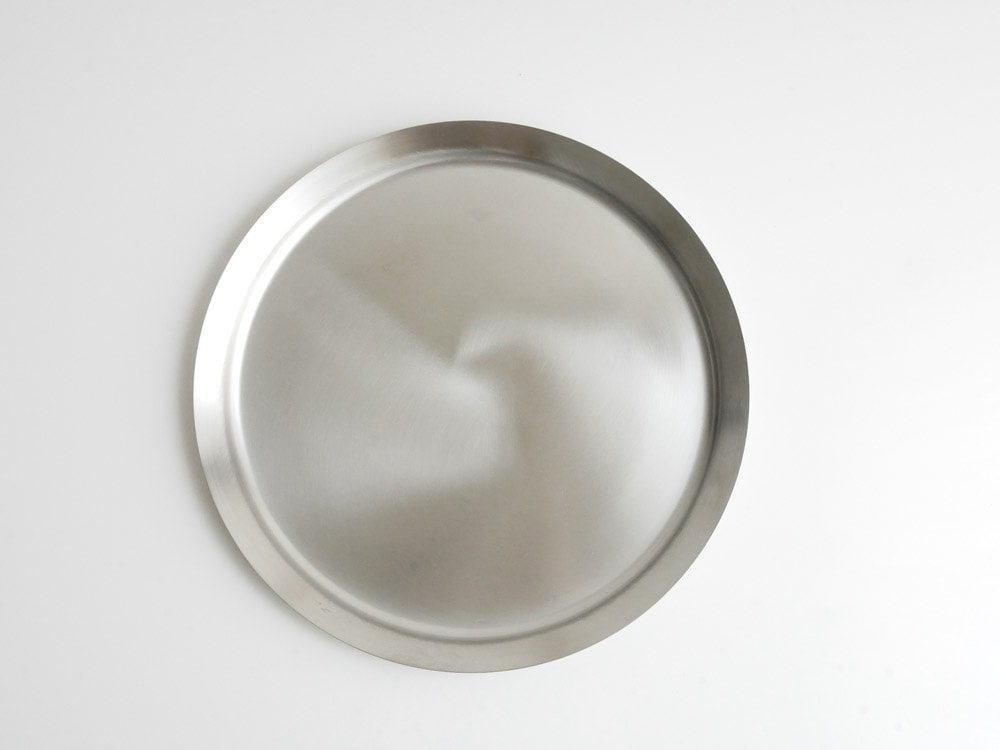 la baseの18-8ステンレス製銀色オーバルボウル、ざる、プレートのセット