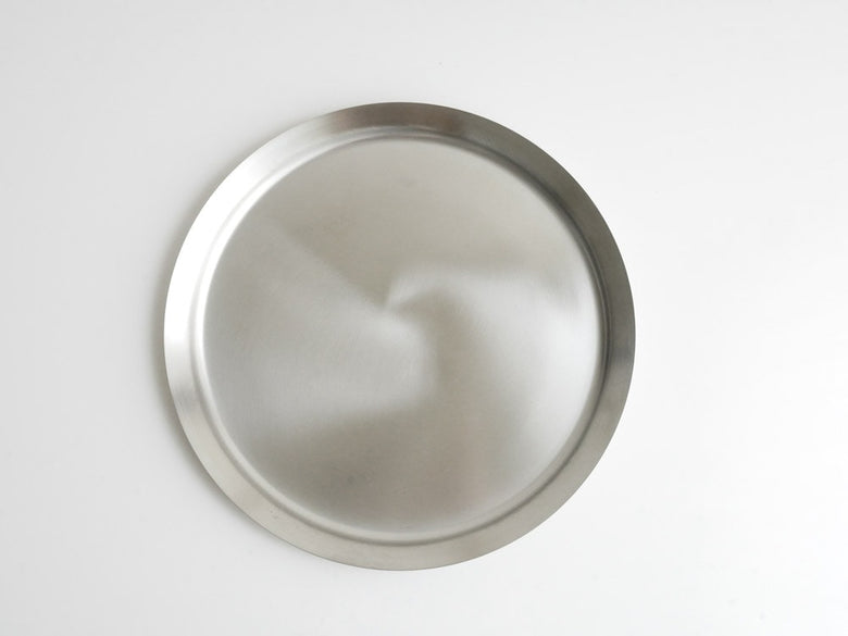 la baseの18-8ステンレス製銀色オーバルボウル、ざる、プレートのセット