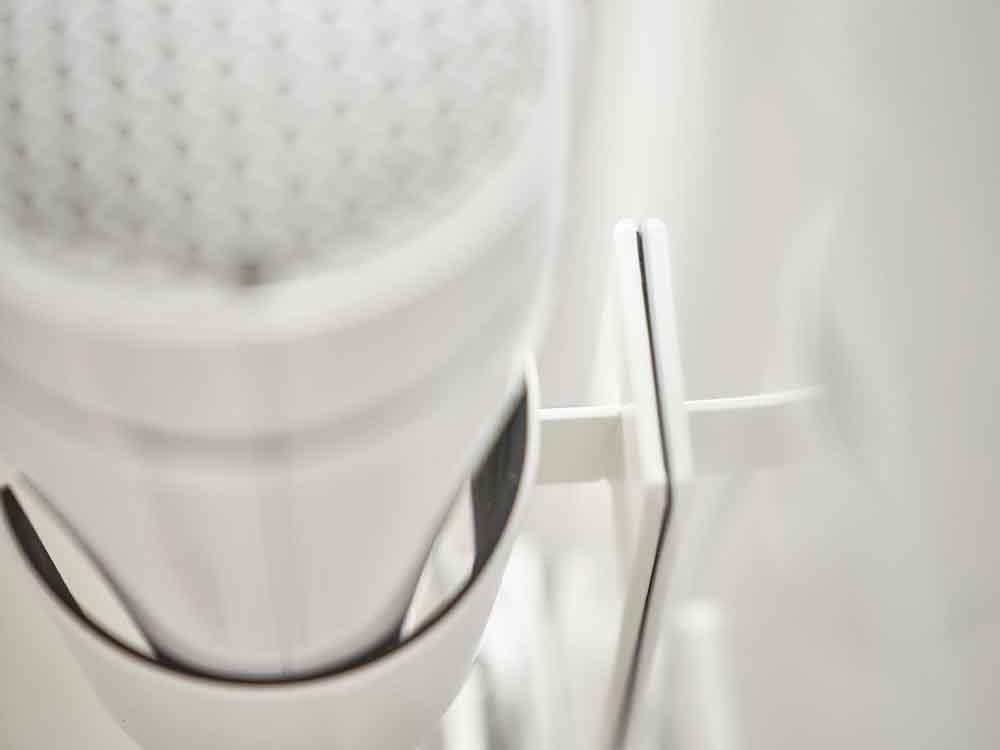 YAMAZAKI/tower シルバーマグネットドライヤーホルダー