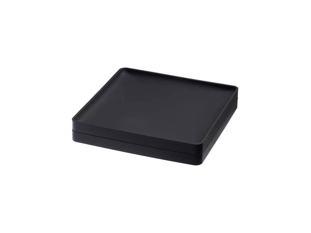 シリコーン製『tower/タワー』立体コースター（角型と丸型）が収納されたボックスと蓋