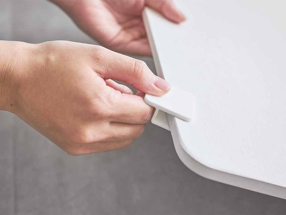 珪藻土バスマット用のプラスチック製持ち上げフック