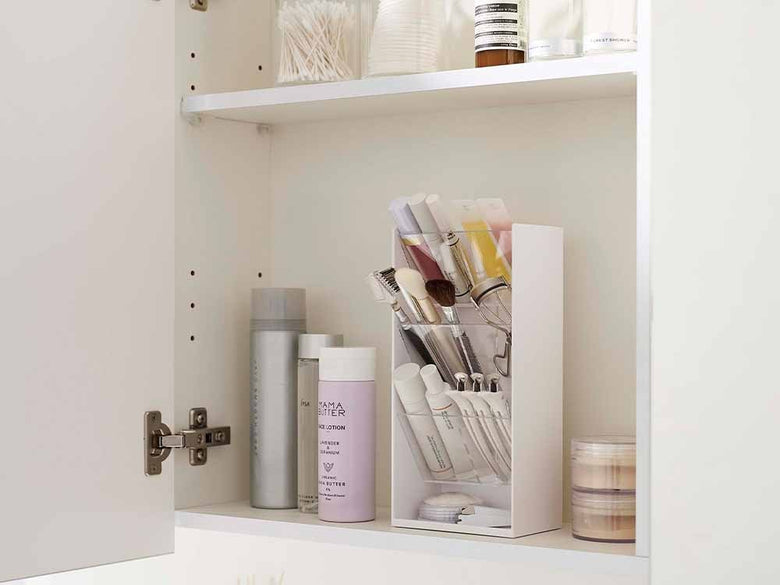 山崎タワー4段コスメ収納ケース