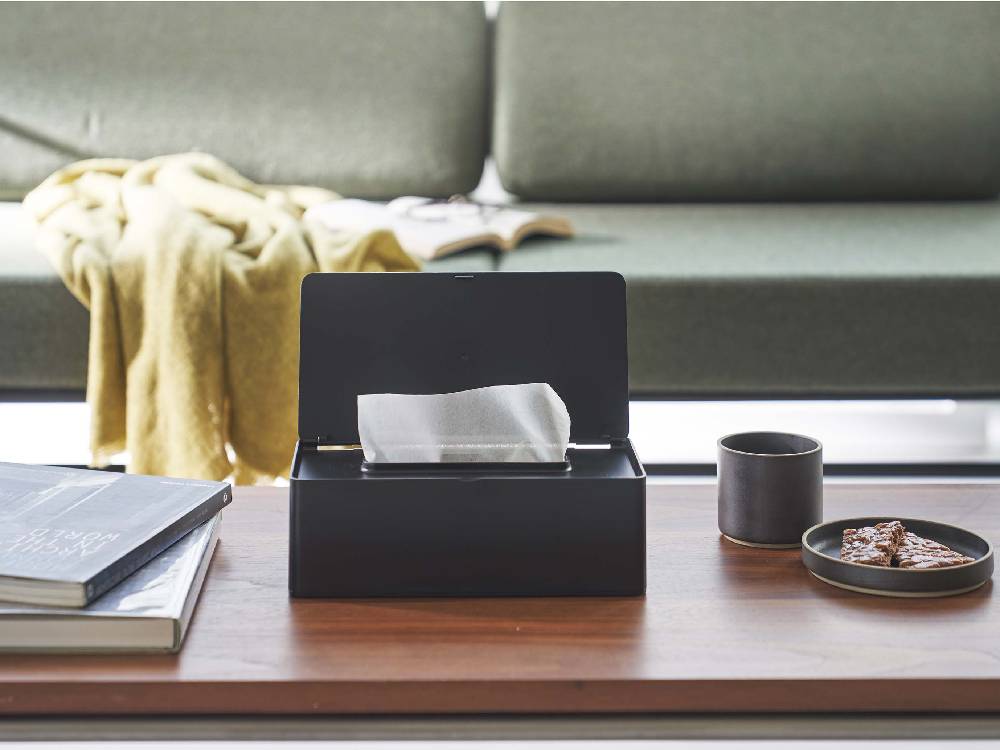 ヤマザキタワー蓋付きティッシュケース