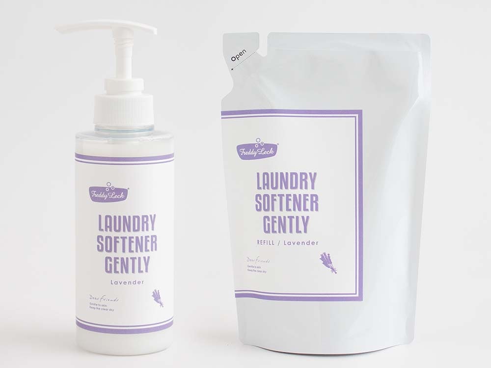 フレディレック柔軟剤リフィルのプラスチックボトル