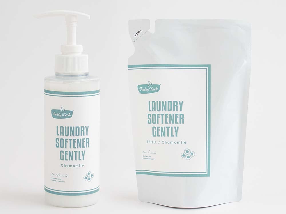 フレディレックランドリー柔軟剤のプラスチックボトル