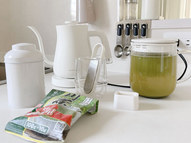 キントーのブラックLOOPティーストレーナーとスタンド