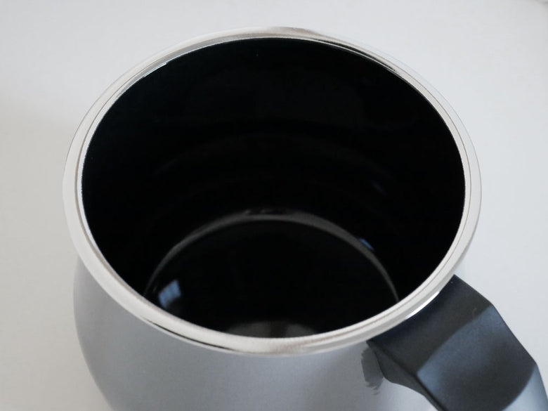 WMFフュージョンテック ミネラルマルチポット14cm、強化ガラス蓋付きステンレス製鍋の正面画像