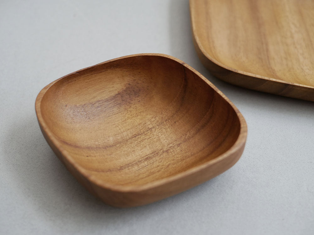 Horn Please MADEのチークウッドミニボウル