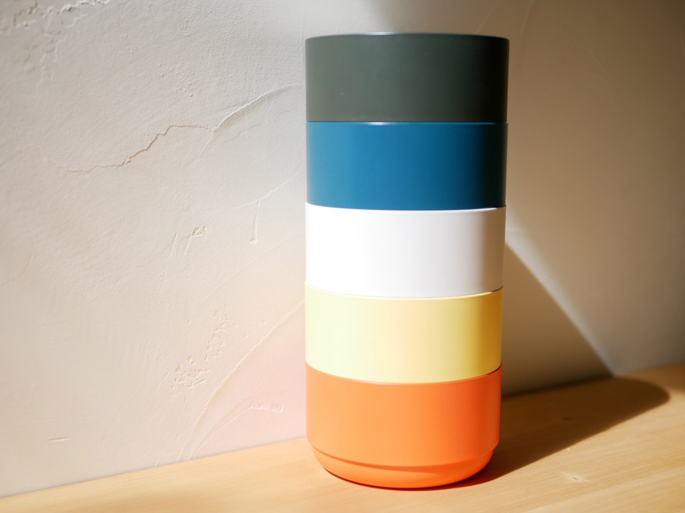 tak.キッズディッシュマグ、円筒形プラスチック製