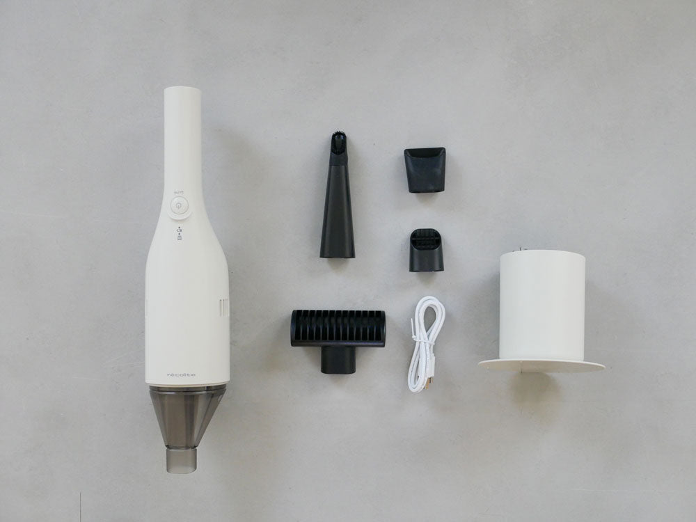 Recolteのナチュラルホワイトコードレスウェット＆ドライクリーナー