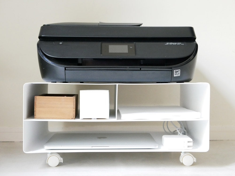 タワー製ツーウェイプリンター収納ラックのスチール棚