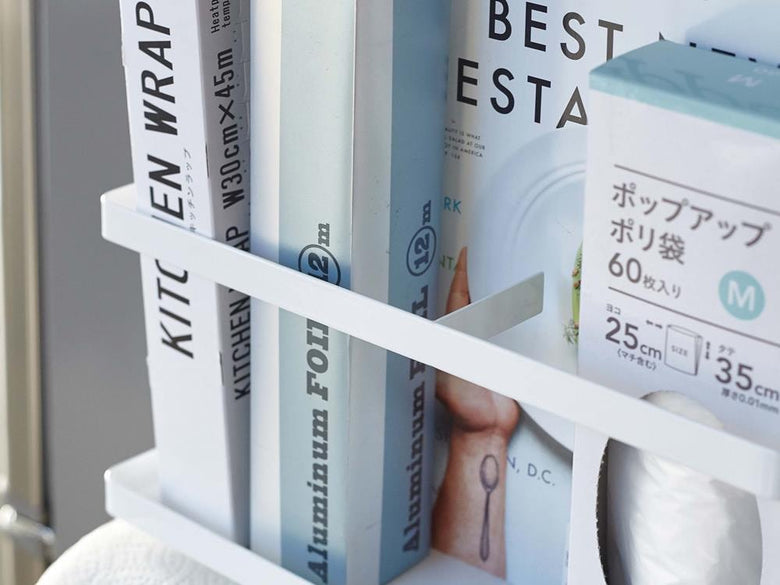 ステンレス製マグネットキッチンペーパー＆ラップホルダー