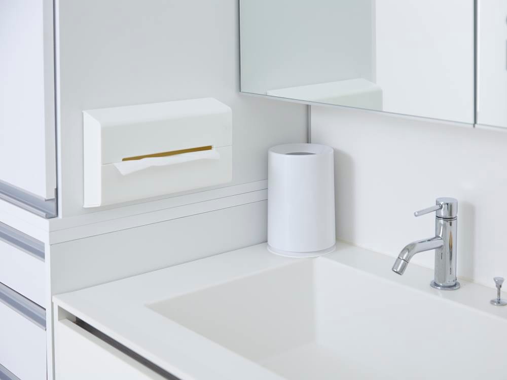 WALLティッシュケースが置かれたバスルームのインテリア