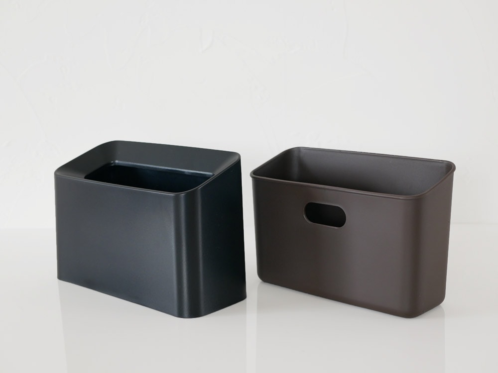 マット仕上げの木目プリント花鉢